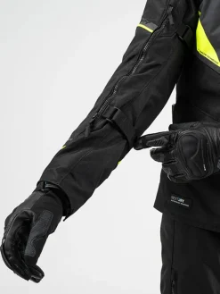Kurtka tekstylna SHIMA RUNNER FLUO czarny żółty fluo