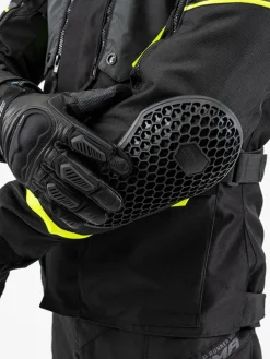 Kurtka tekstylna SHIMA RUNNER FLUO czarny żółty fluo