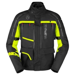 Kurtka tekstylna SPIDI 4 SEASON V3 YELLOW FLUO czarny żółty fluo