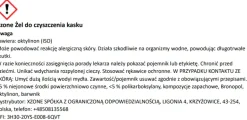 Podróżny zestaw do pielęgnacji kasku XZONE 110ml
