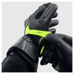 Rękawice miejskie REBELHORN VIPER BLACK/GREY/FLUO YELLOW czarny szary żółty fluo