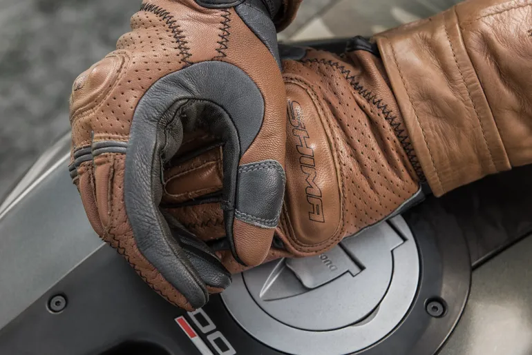 Rękawice miejskie SHIMA CALIBER BROWN brązowy czarny
