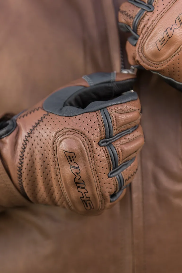 Rękawice miejskie SHIMA CALIBER BROWN brązowy czarny
