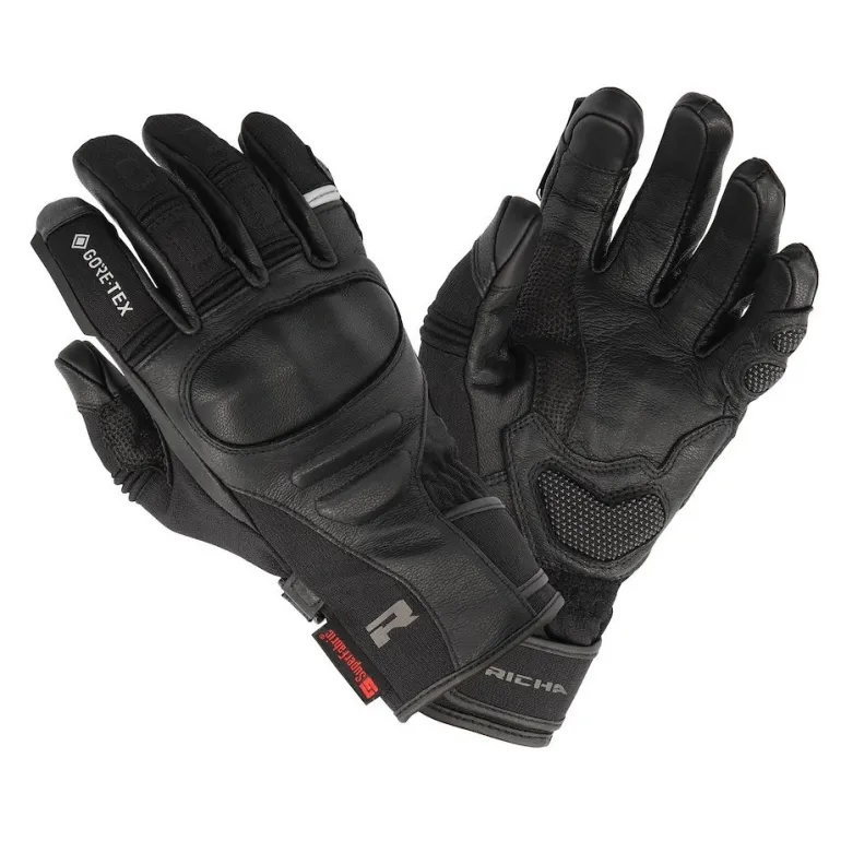 Rękawice zimowe damskie RICHA ATLANTIC GORE-TEX LADY BLACK czarny