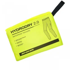 Spodnie przeciwdeszczowe SHIMA HYDRODRY 2.0 BLACK/FLUO czarny żółty fluo